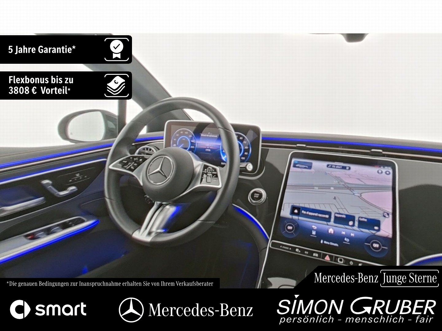 Fahrzeugabbildung Mercedes-Benz EQE 350+ Electric Art Kamera LED Memory Ambi ACC