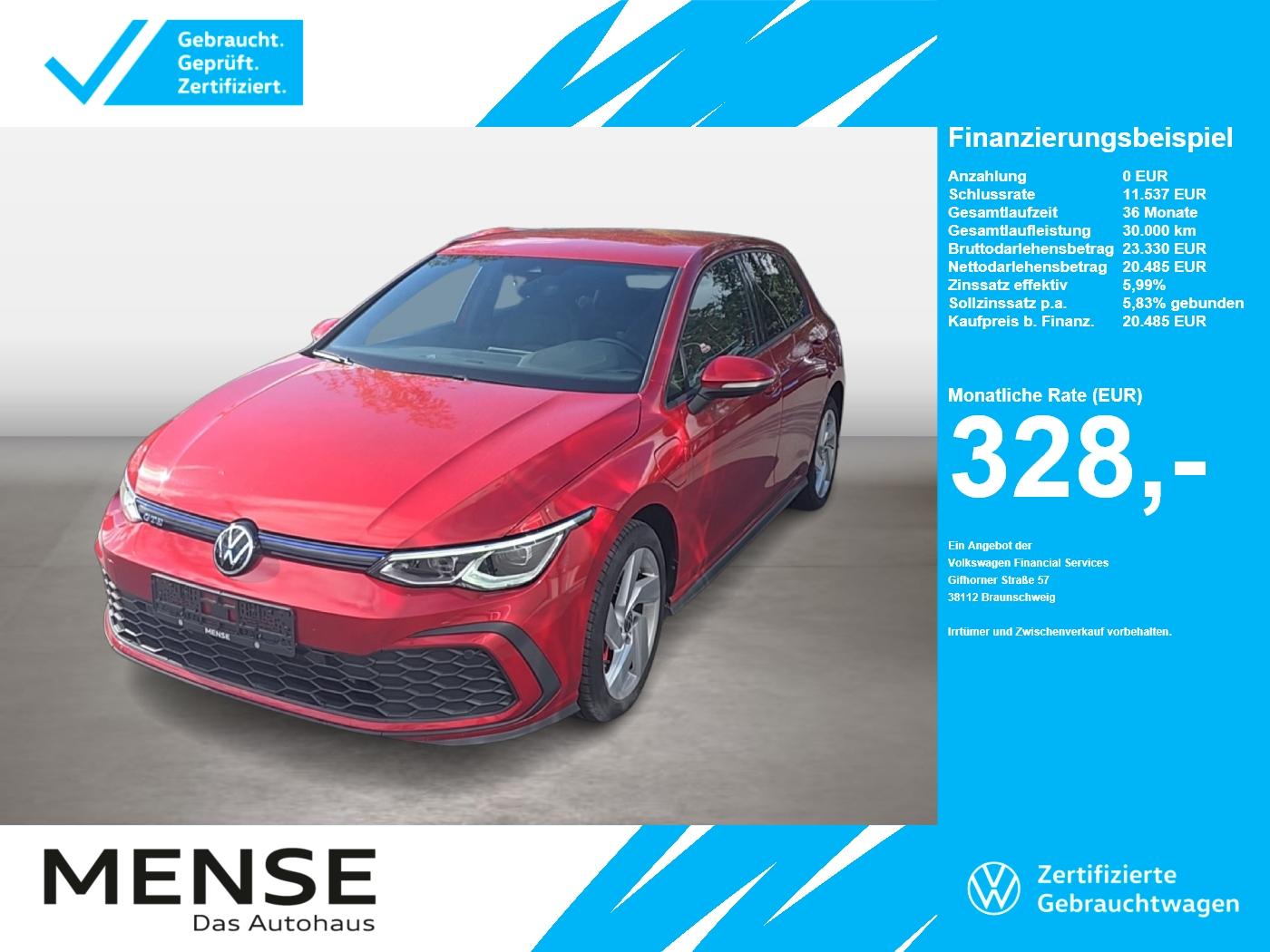 Volkswagen Golf VIII GTE 1.4 eTSI Hybrid DSG CarPlay LED LM