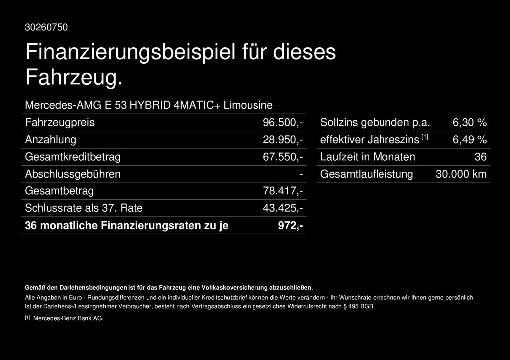 Fahrzeugabbildung Mercedes-Benz E 53 HYBRID 4M+ Edition1 CarbonII Superscreen