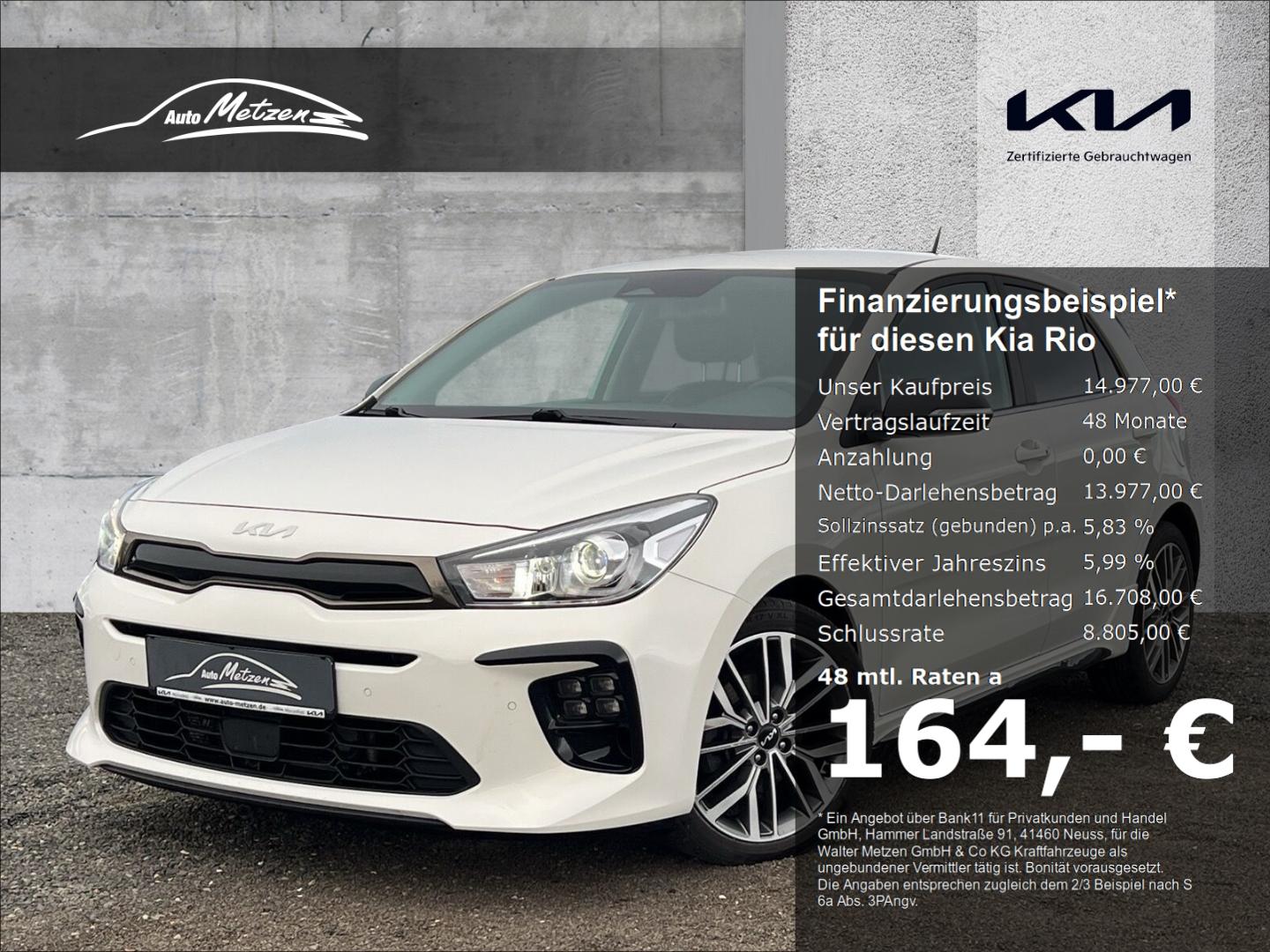 Kia Rio 1.0 T-GDI 120 GT-Line LED Apple CarPlay Andr