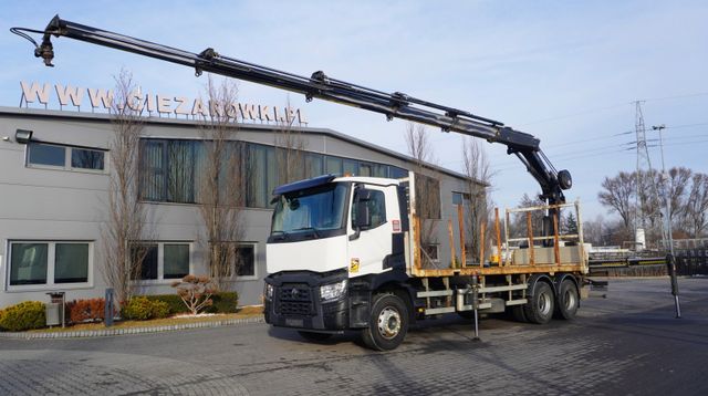 Renault C430 / HIAB 244 EP-5 HIDUO crane 8400 kg 15 m /