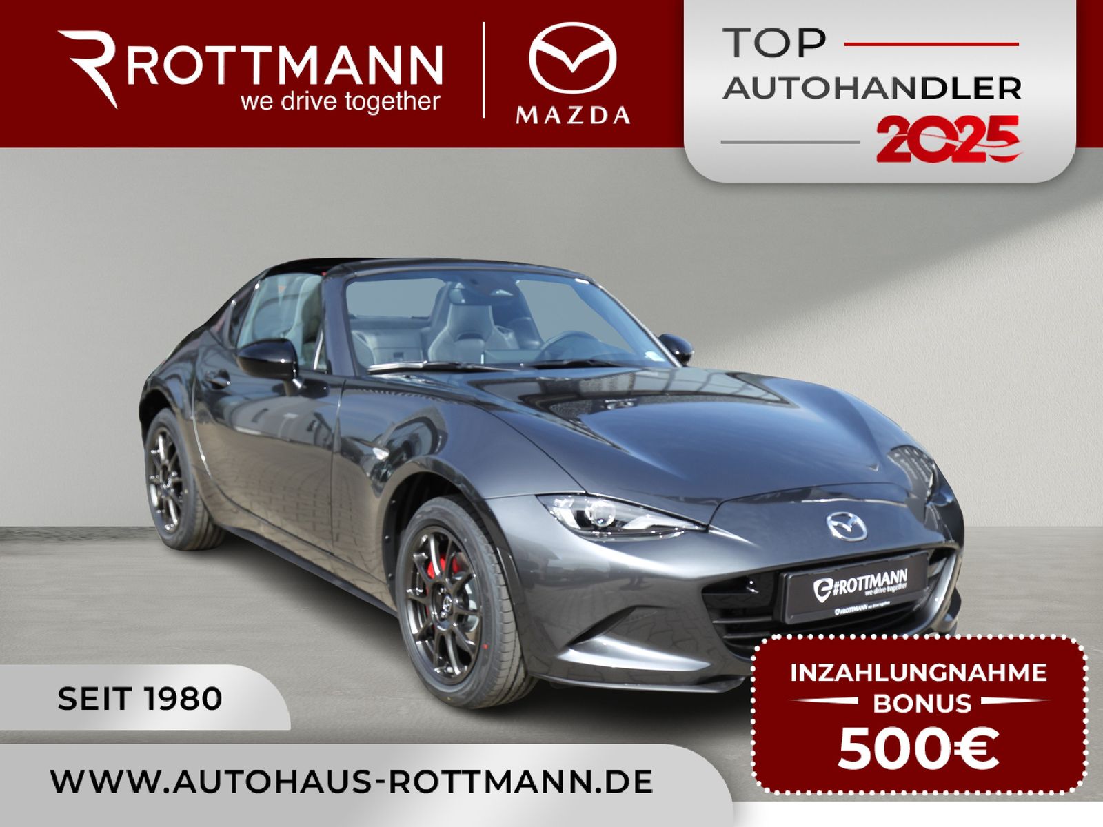 Mazda MX-5 RF 1.5 SKYACTIV-G 132 HOMURA /Recaro/BOSE