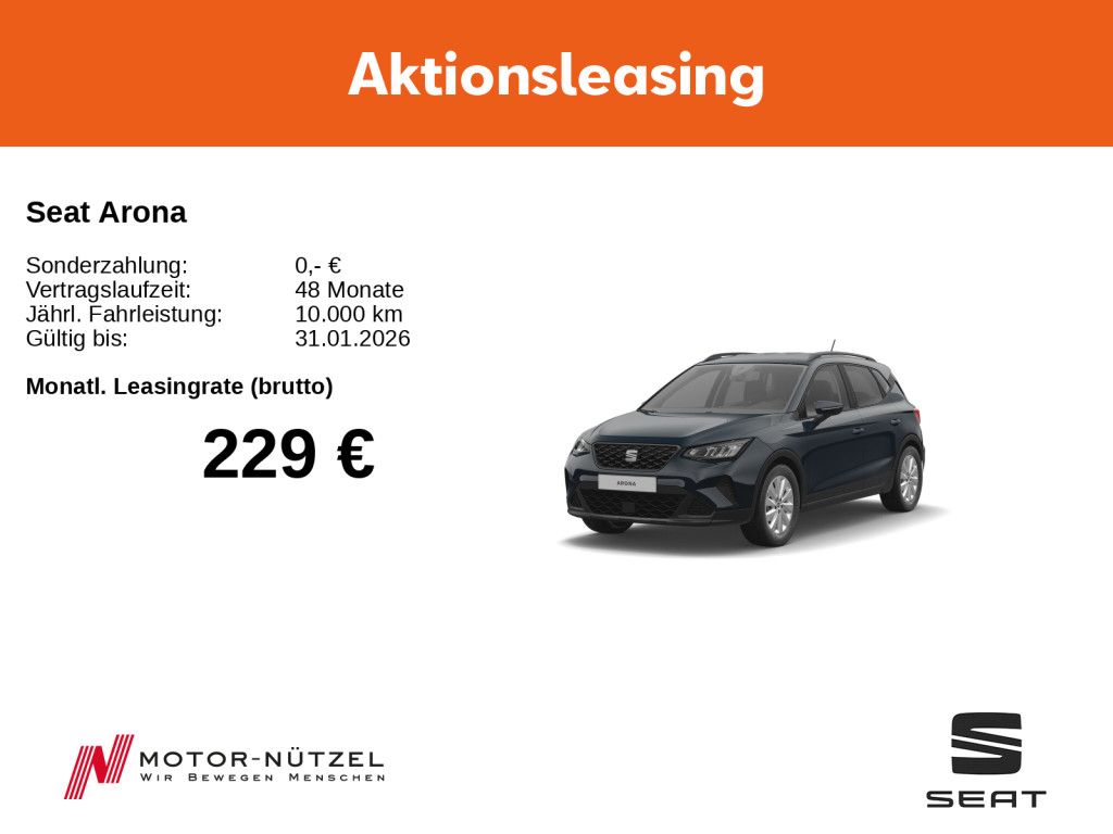 Arona Road Edition 1.0 TSI 85 kW (116 PS) 7-Gang
