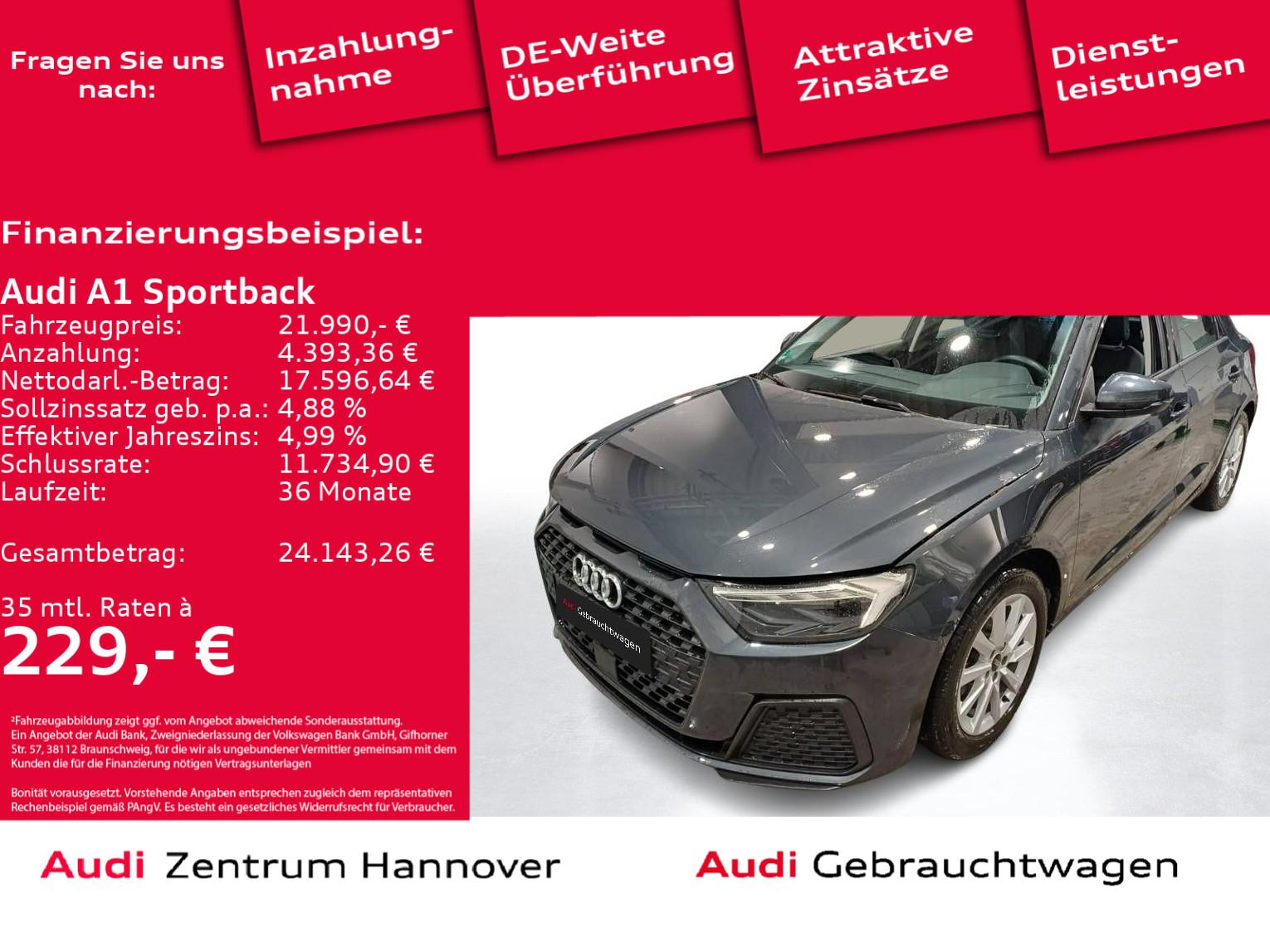 Audi A1 Sportback 35 TFSI LED DAB virtual