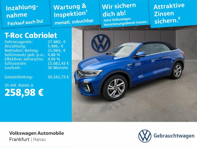 Volkswagen T-Roc Cabriolet 1.5 TSI DSG R-Line Navi Spurwech
