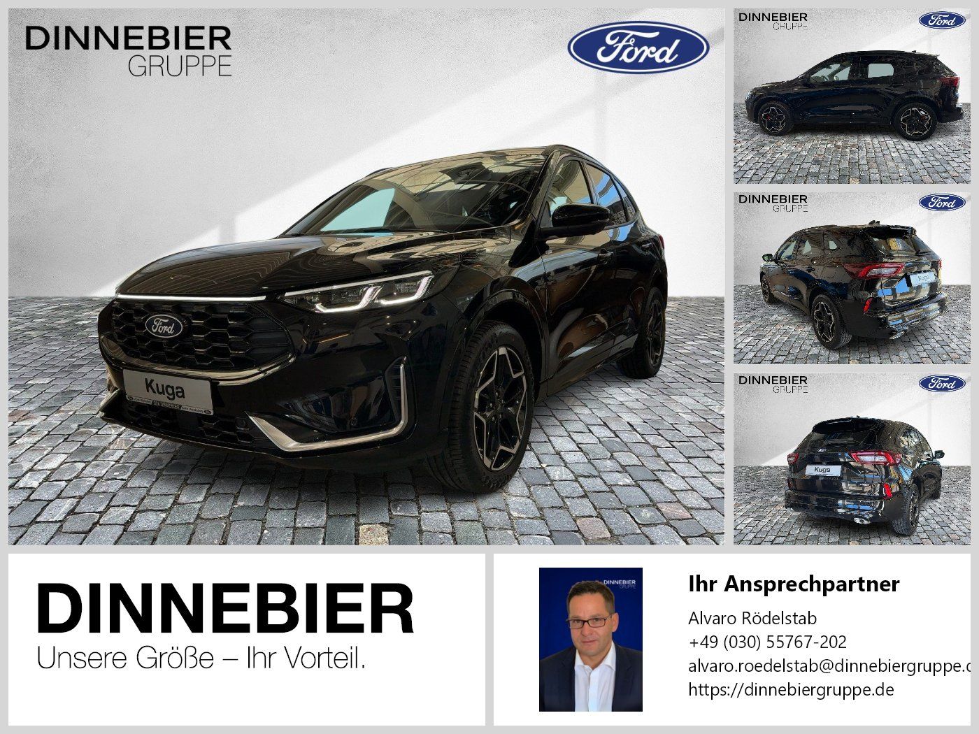 Ford KUGA ST-Line X LED+360°Kamera+Glasdach+AHK