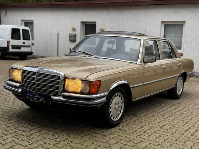 Mercedes-Benz 450 SEL*H-ZULASSUNG*GRÜNES LEDER*SCHIEBEDACH