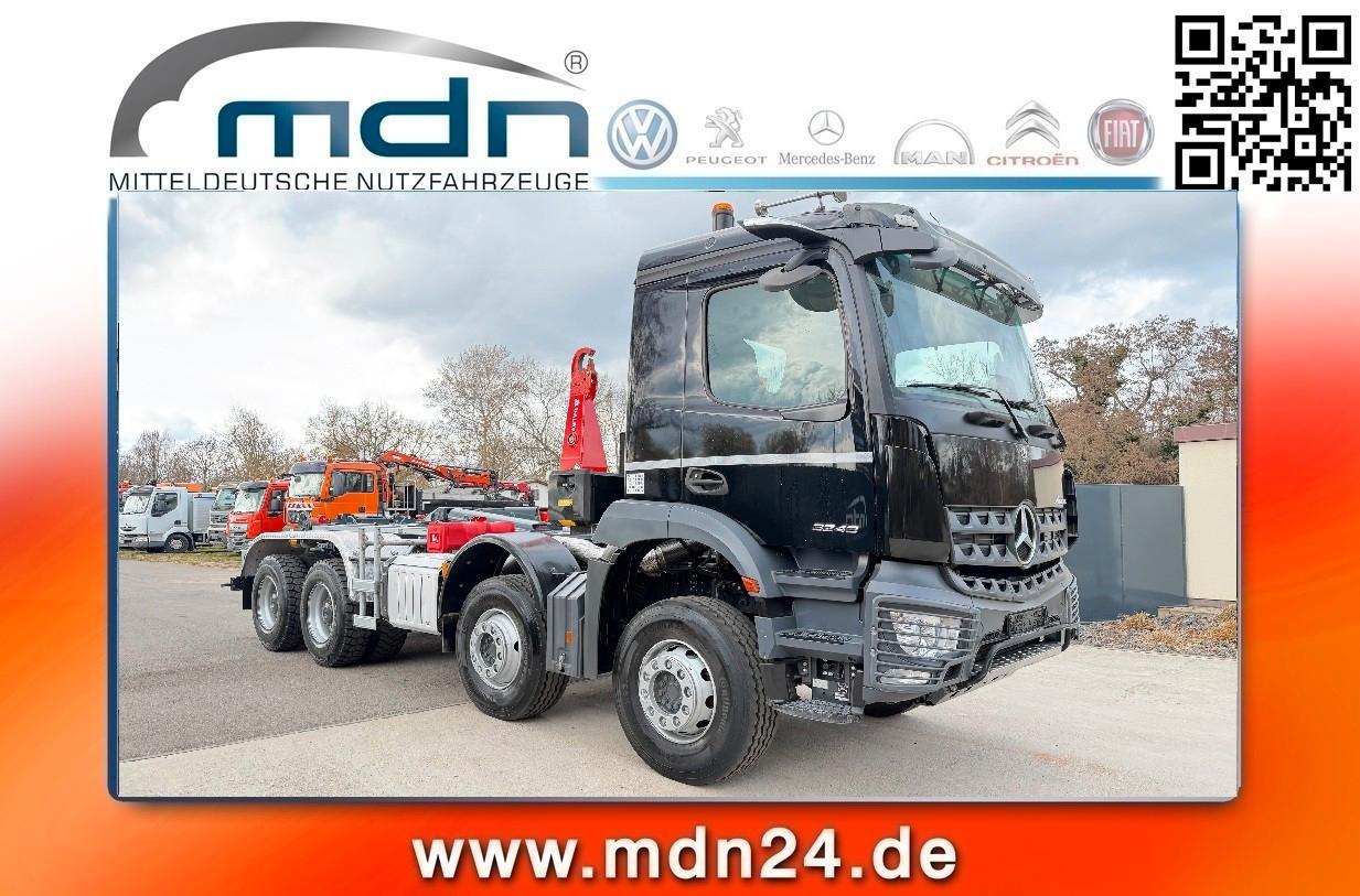 Mercedes-Benz Arocs 3243 8x4 Abrollkipper Schub/Knickhaken AHK
