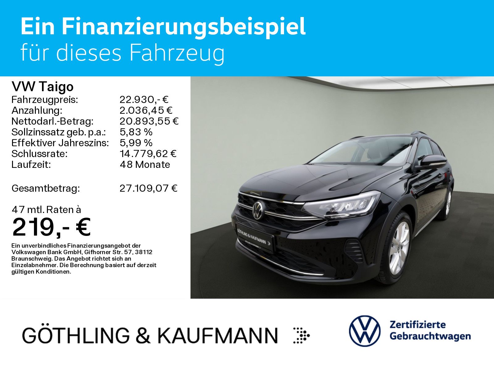 Volkswagen Taigo Life 1.0 TSI DSG LED Navi Kamera ACC foto 2