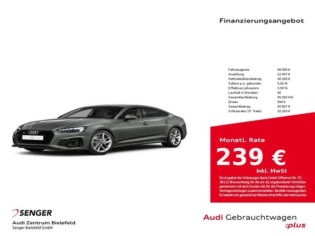 Audi A5 Sportback S line 40 TFSI quattro Navi Sitzhzg