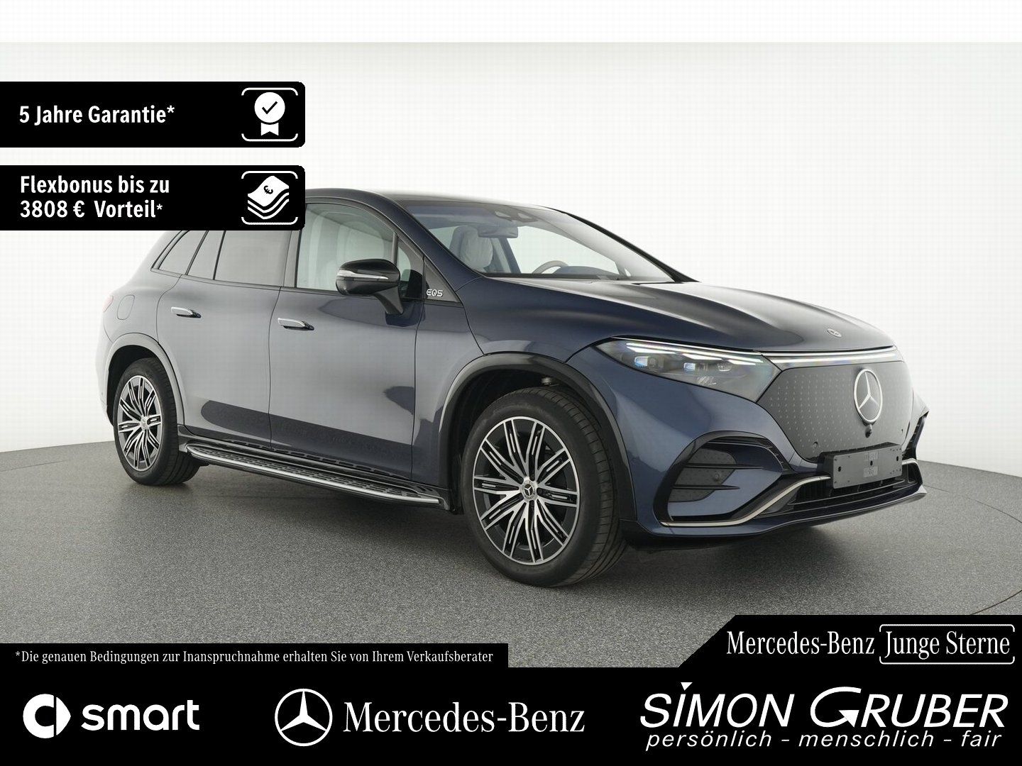 Fahrzeugabbildung Mercedes-Benz EQS 500 4M SUV AMG Massage Sitzklima Hyper AHK
