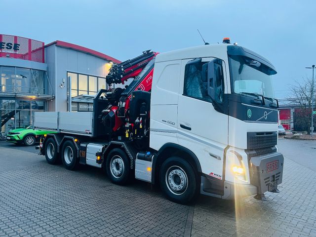 Volvo FH 500 8x4 Kran F710 RA2.27 Jib & Winde Sofort