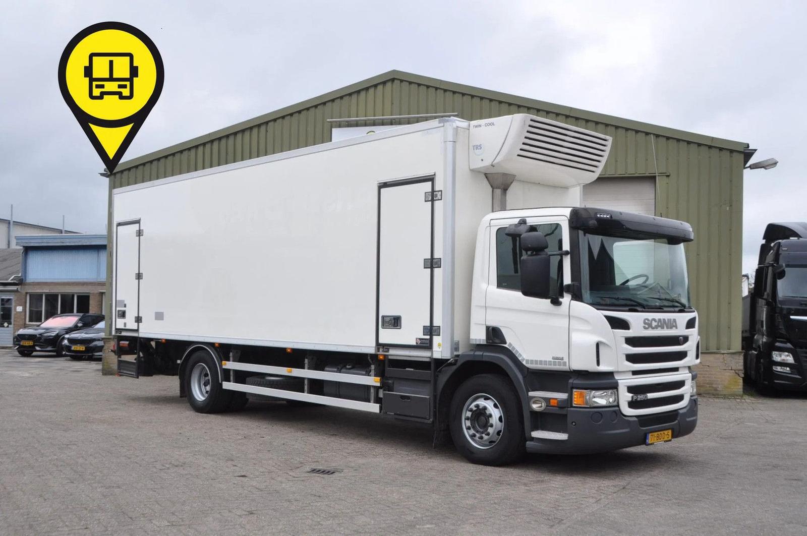 Scania P250 ECF BOX + TRS TWIN-COOL + DHOLLANDIA