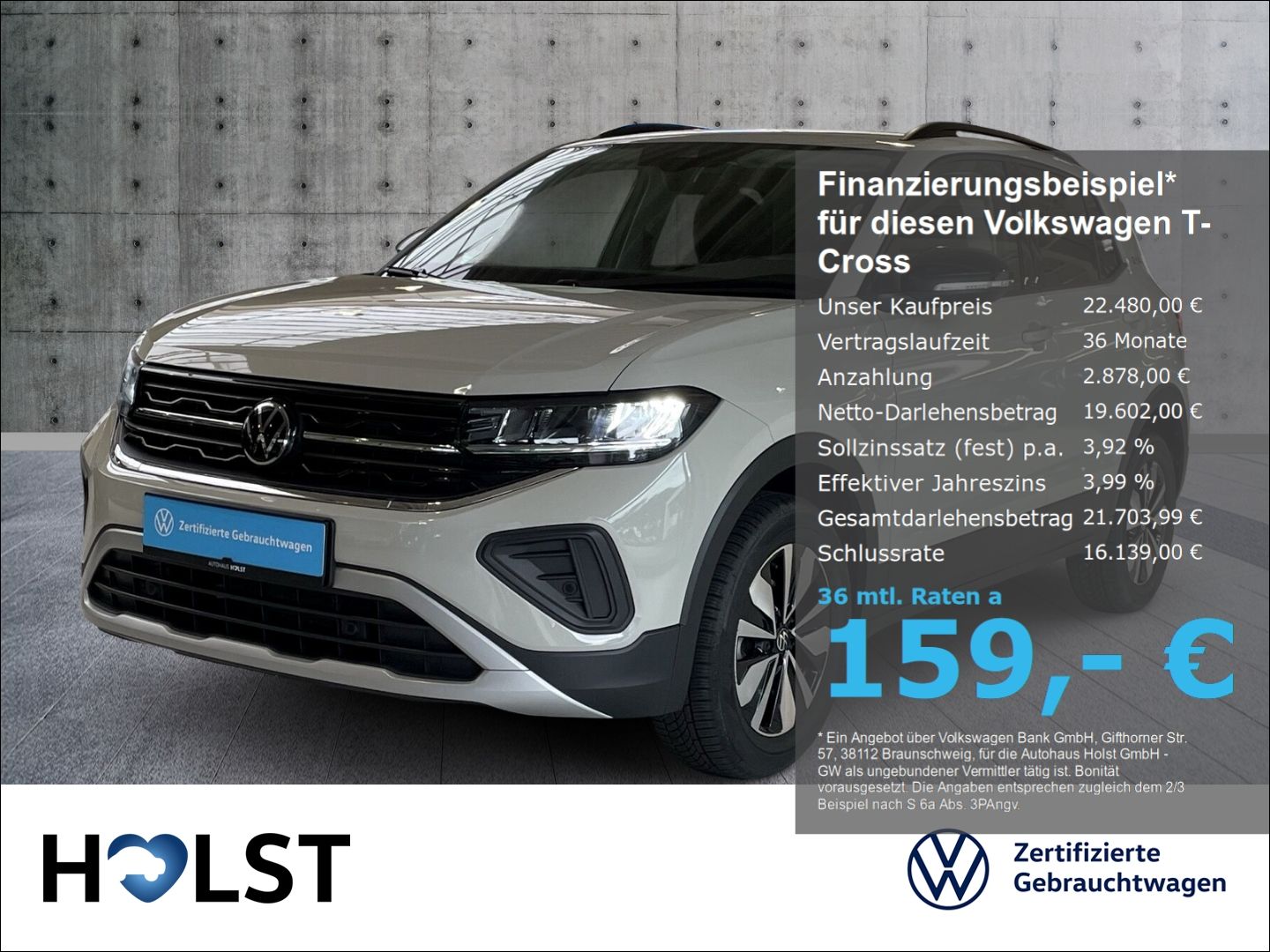 Volkswagen T-Cross 1.0TSI GOAL RüFaKa GJR ACC LED SHZ foto 1