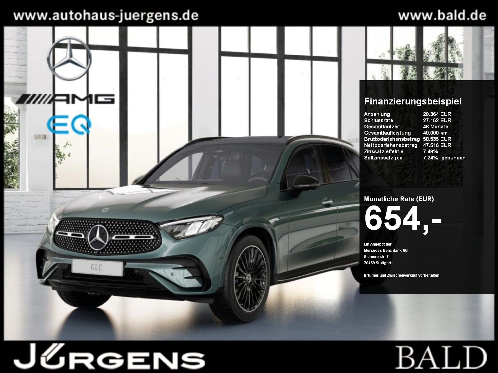 Mercedes-Benz GLC 300 d 4M AMG-Sport/Technik/Pano/StdHz/AHK/20