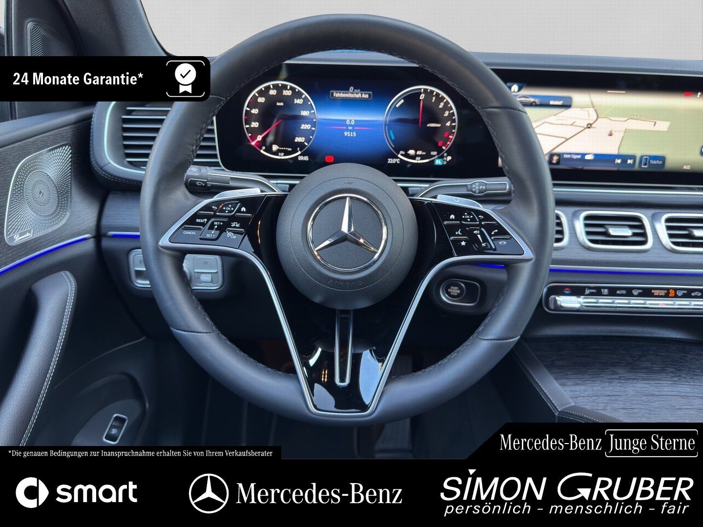 Fahrzeugabbildung Mercedes-Benz GLE 350 de 4M Coupe Sitzklima Airmatic Pano Burm
