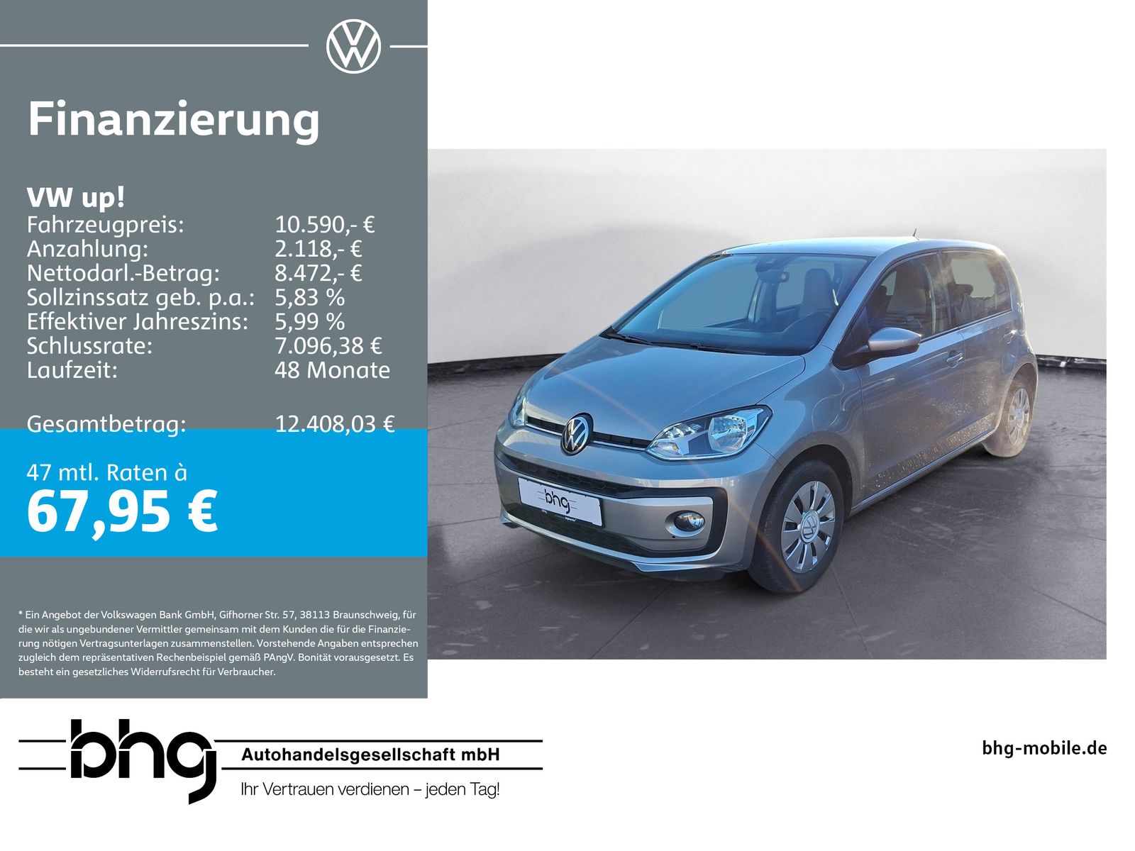 Volkswagen up! Sitzheizung