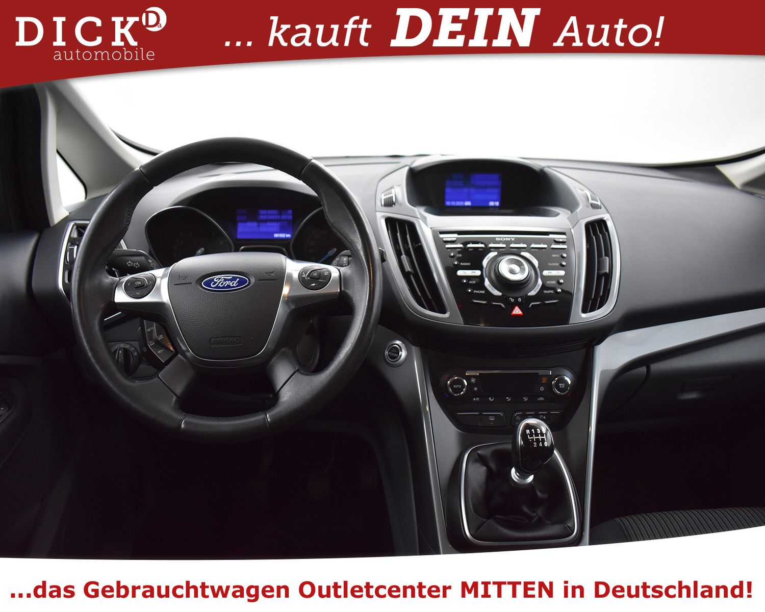 FORD C-Max 1.6 Titan TOP ZUSTAND+NAV+SHZ+AHK+KAM+TEMP - Image 15