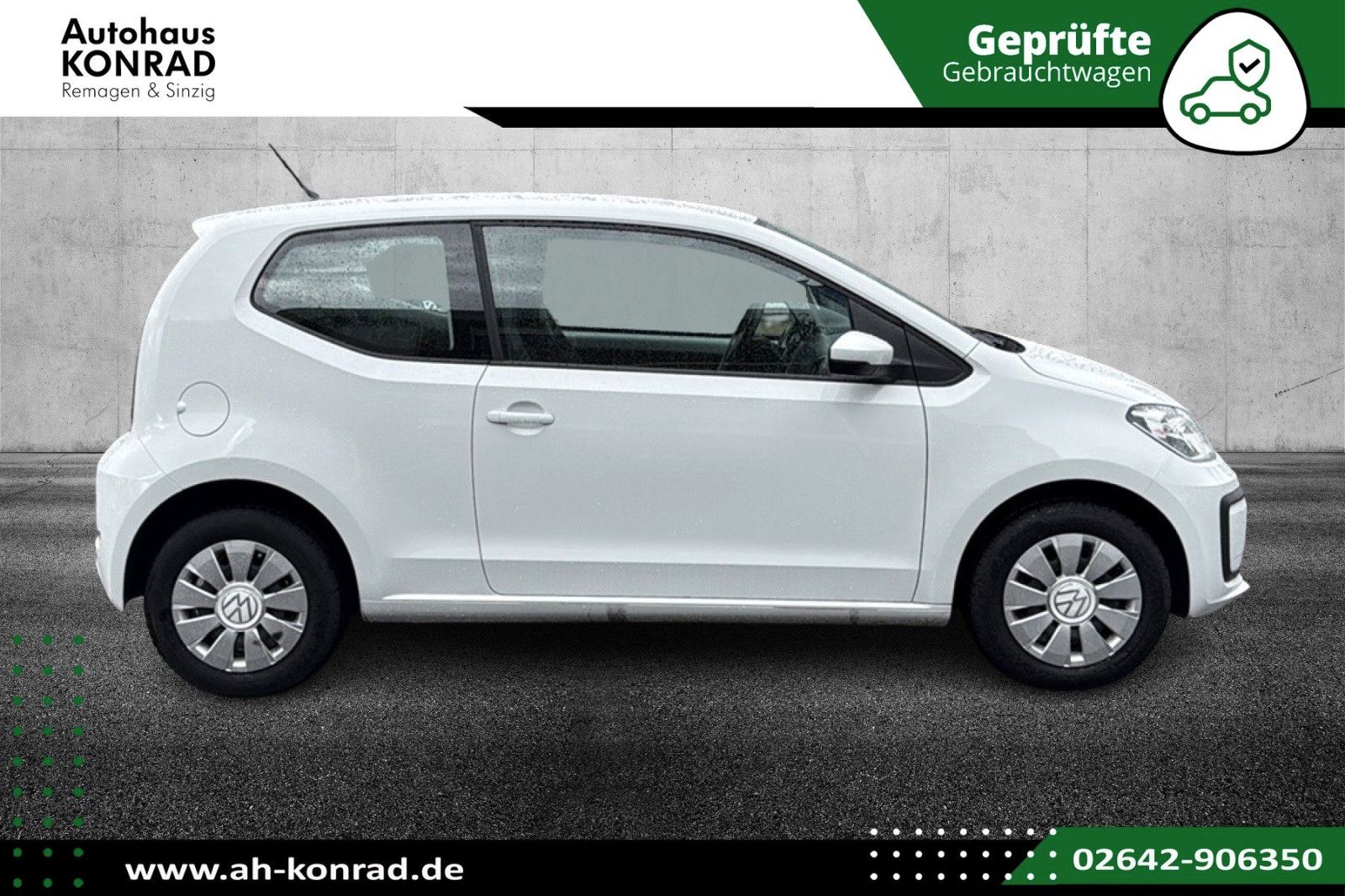 Fahrzeugabbildung Volkswagen up! move up! 1.0 MPI 48kW*REARCAM*PDC*GRA*