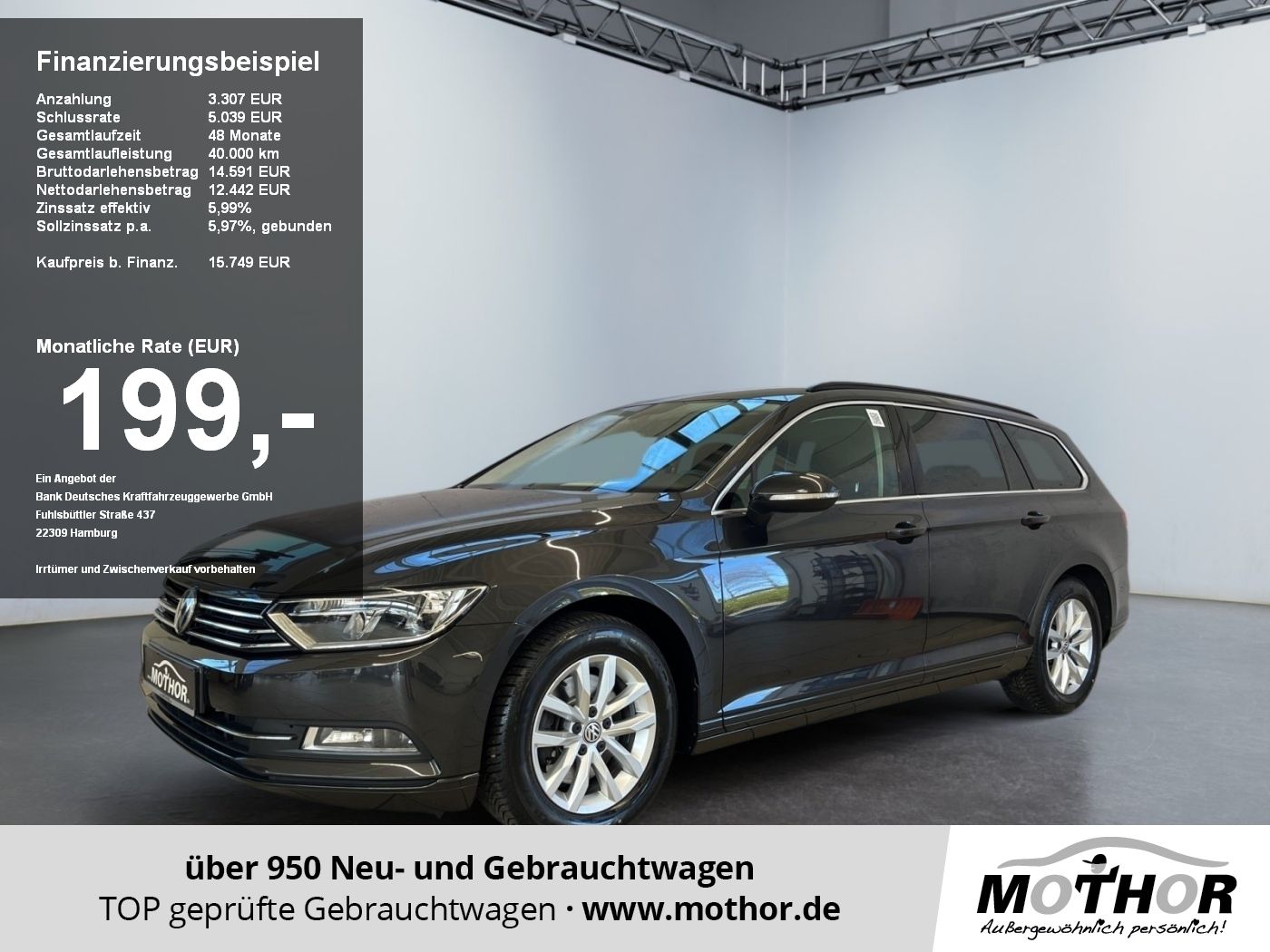 VW Passat Variant Comfortline 1.4 TSI ACC PDC LM
