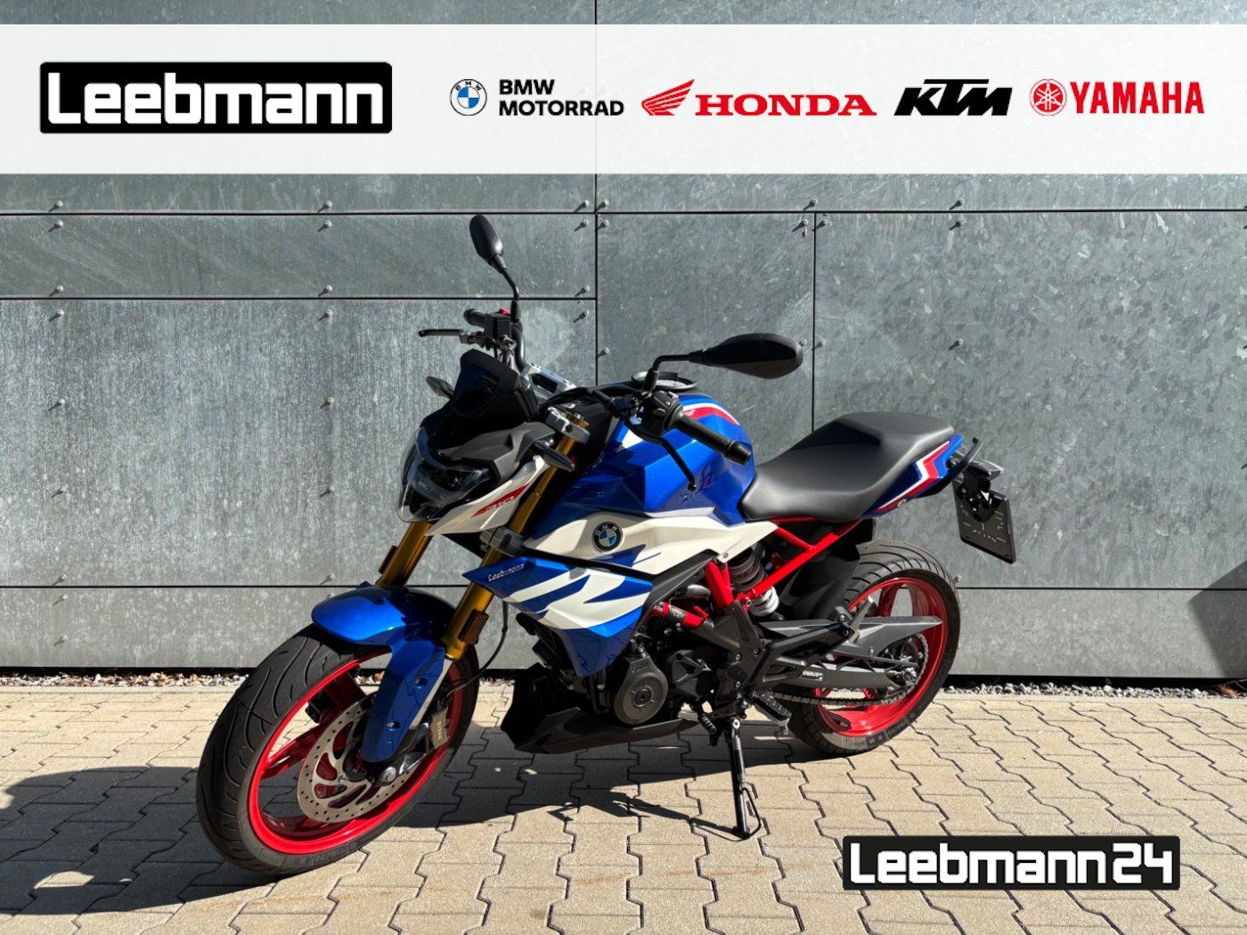 Fahrzeugabbildung BMW G 310 R Style Sport weiß rot blau