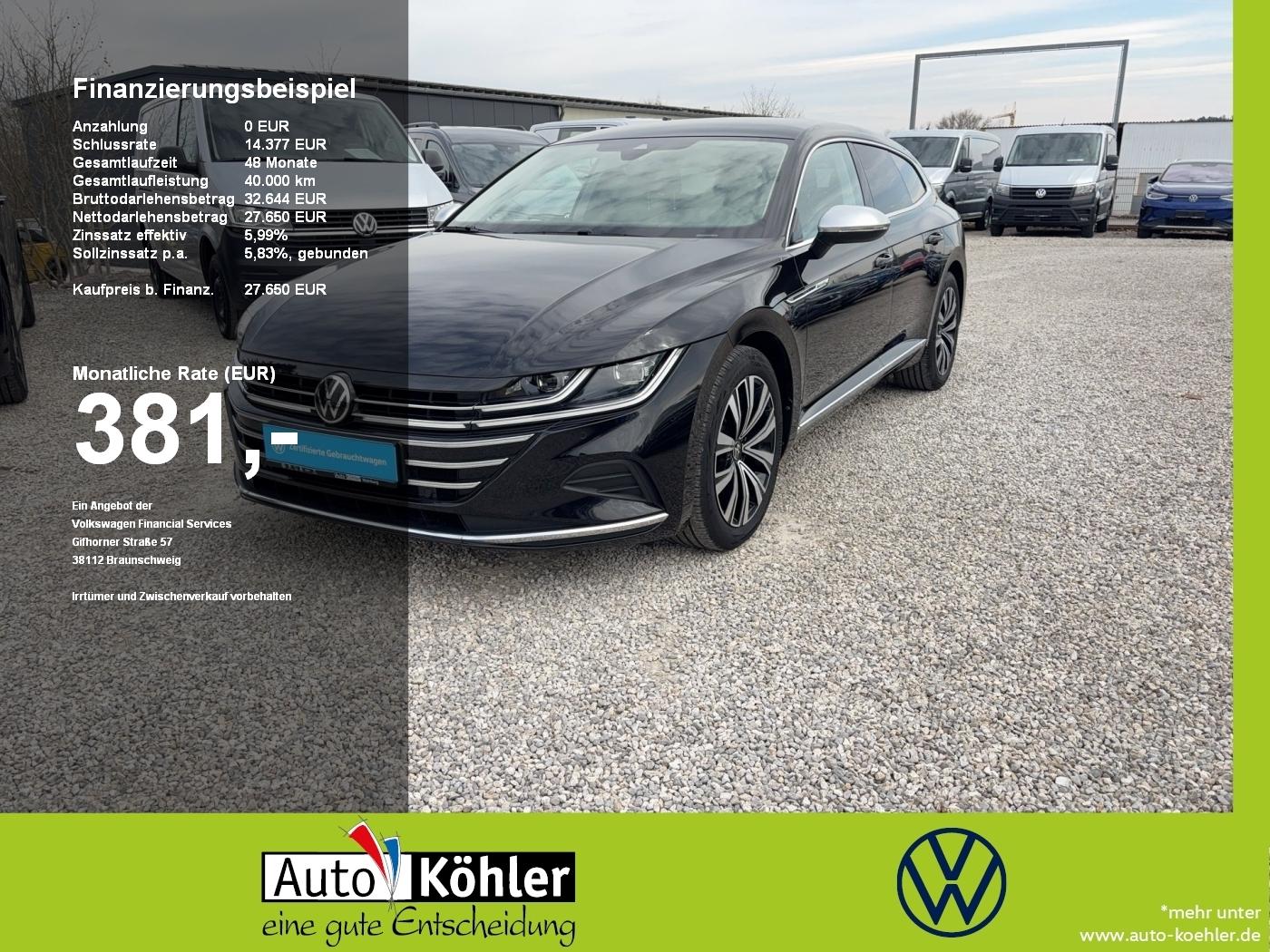 Volkswagen Arteon Shooting Brake Elegance TDI DSG Kamera