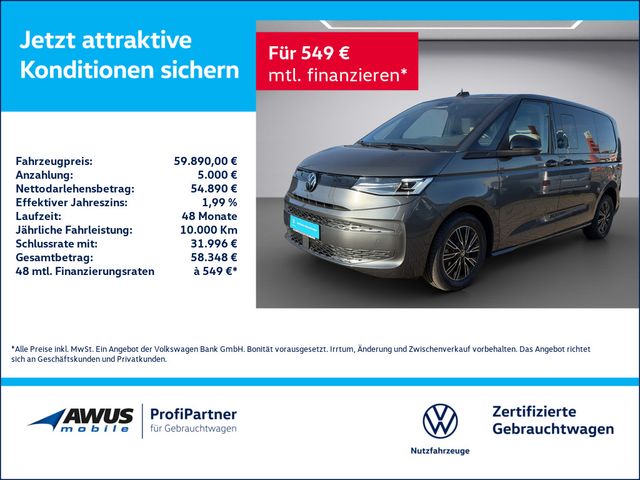 T7 Multivan 2.0 TDI DSG 110kW, Standheizung, 6-S