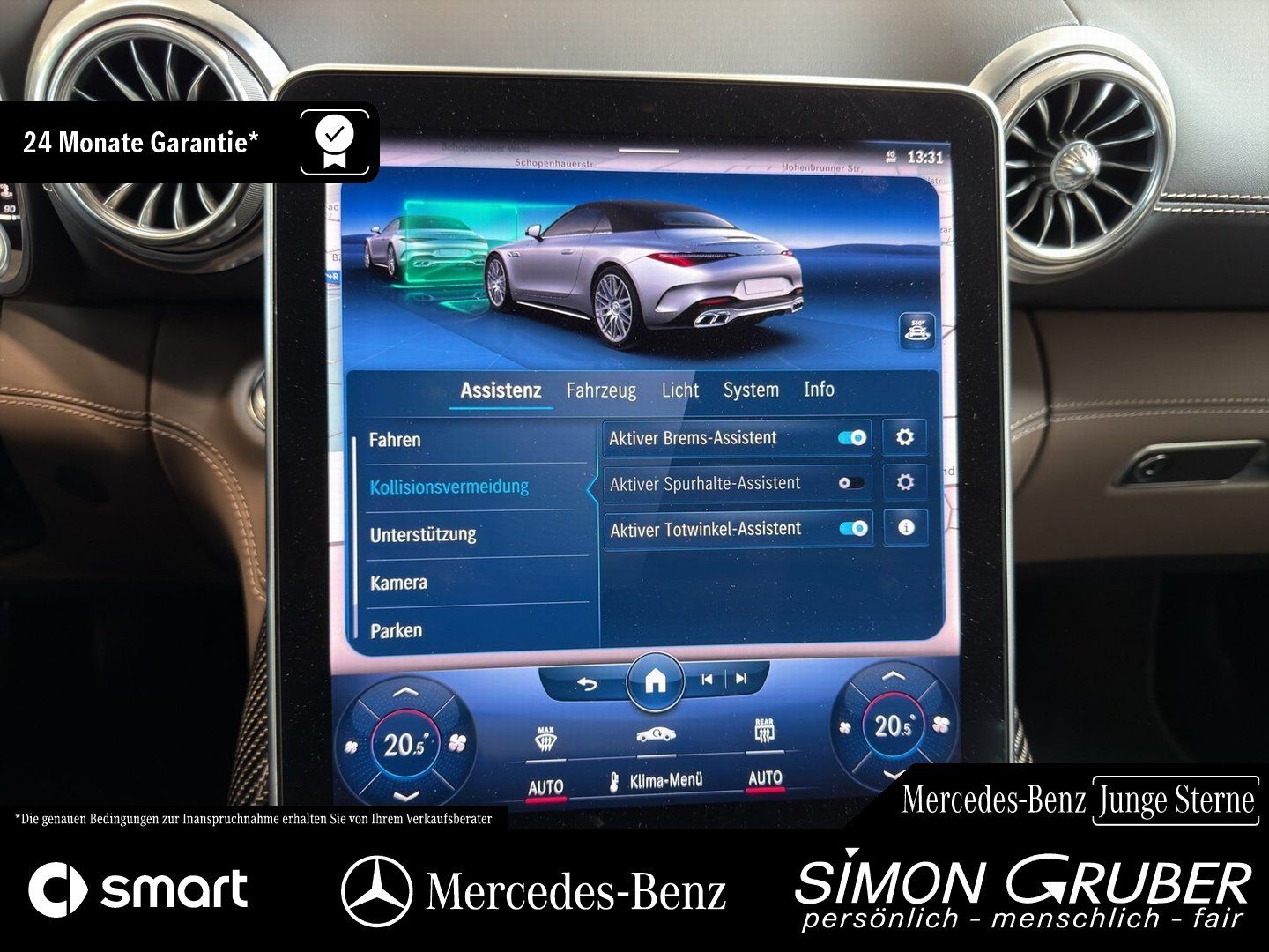 Fahrzeugabbildung Mercedes-Benz SL 63 AMG Lift Burm3D Massage Sitzklima nur289KM