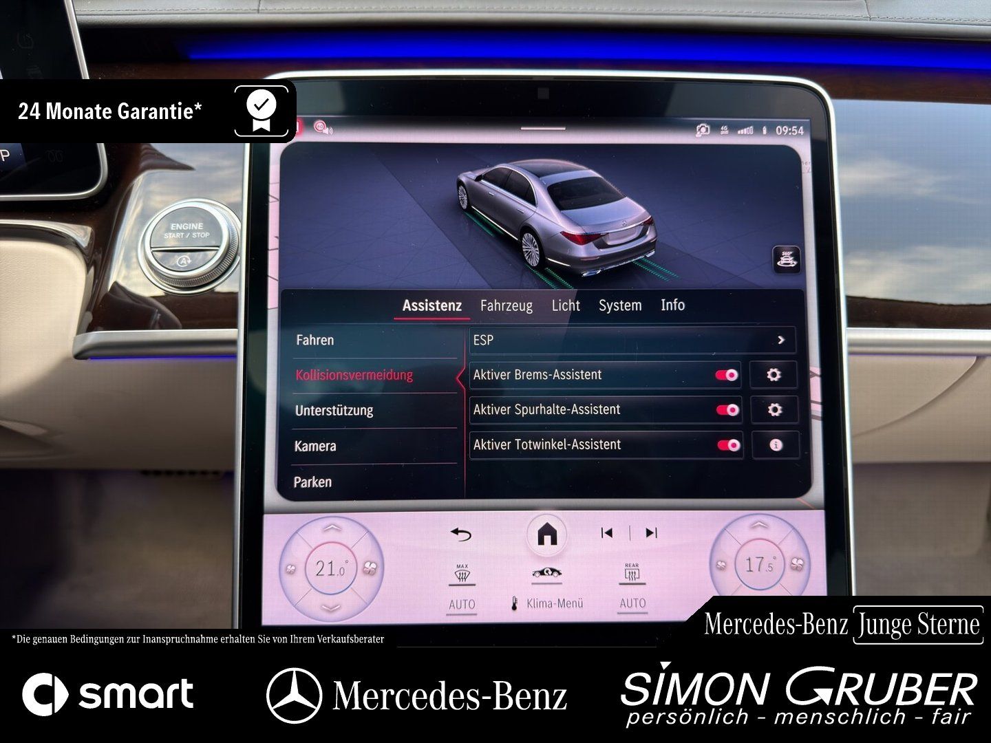 Fahrzeugabbildung Mercedes-Benz S 580 4M L AMG Exklusive Executive TV FondEntert