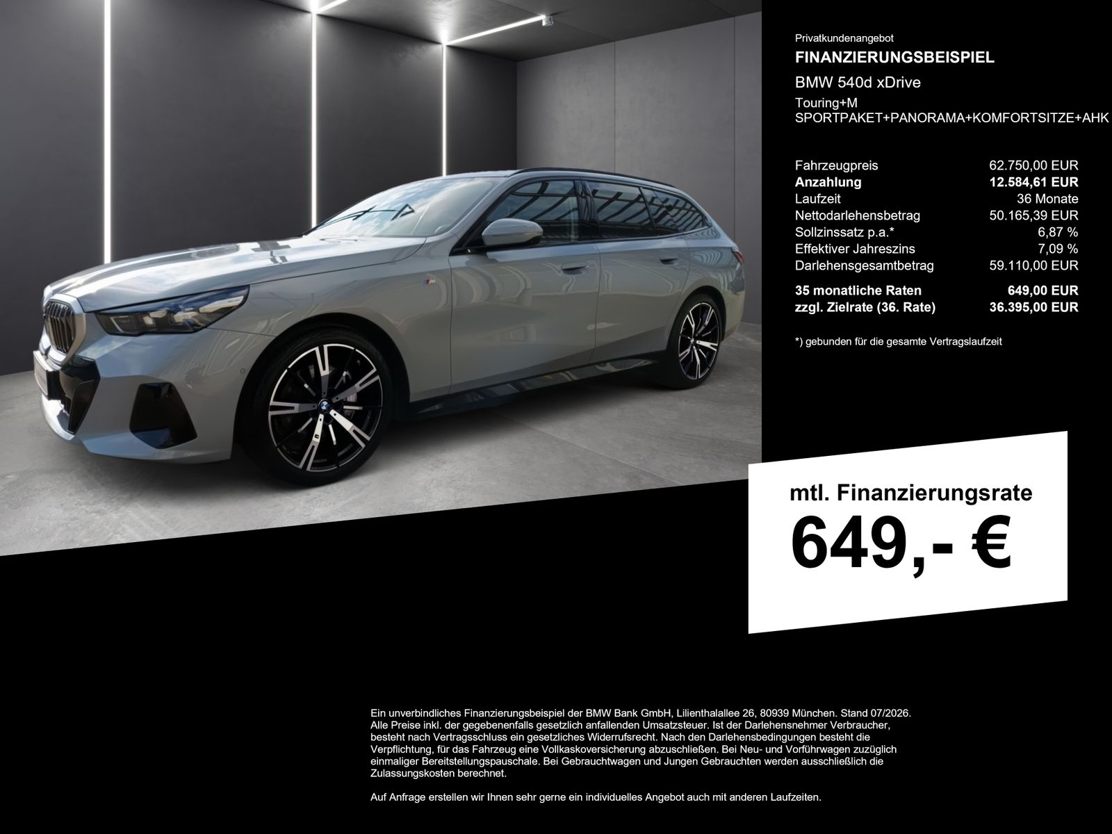 BMW 540d xDrive Touring+M SPORTPAKET+PANORAMA+KOMFOR imagem 2