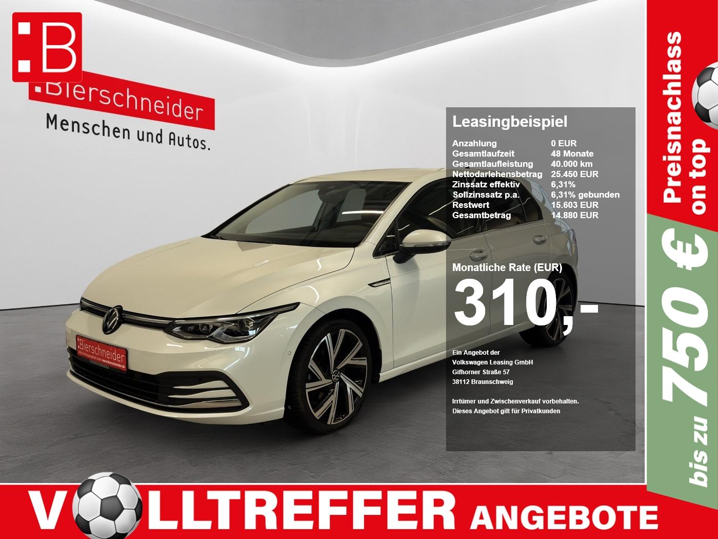 Volkswagen Golf 2.0 TSI DSG Style LED NAVI 18 AHK ACC KAMER