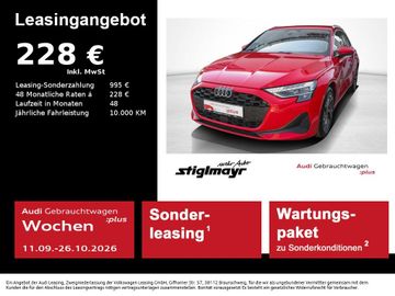 Audi Leasingangebot: Audi A3 Sportback TDI S-tronic AHK+KAMERA+LED+NAVI