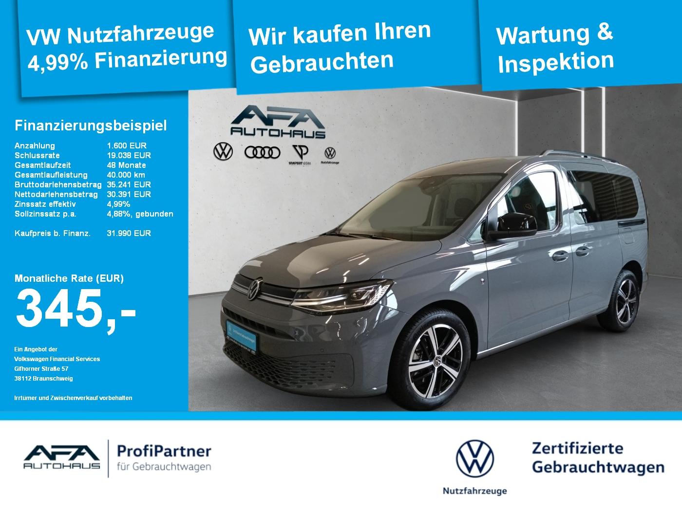 Volkswagen Caddy 1,5 TSI Life DSG LED*AHK*SHZ*Vorb.Navi