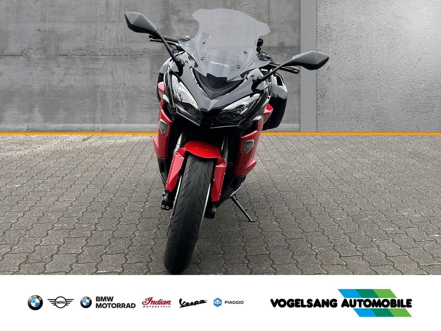 Fahrzeugabbildung Kawasaki Ninja 1000 SX Koffer mit Innentaschen, großes Wi