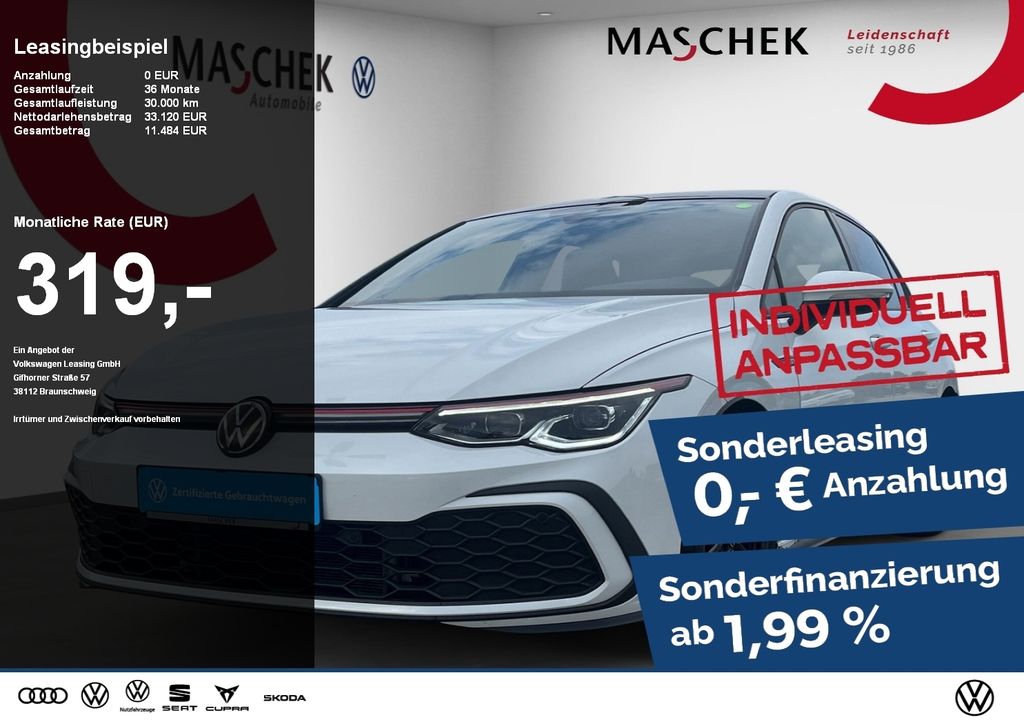 Golf GTI 2.0 TSI Sonderleasing! Standh. Pano Kam
