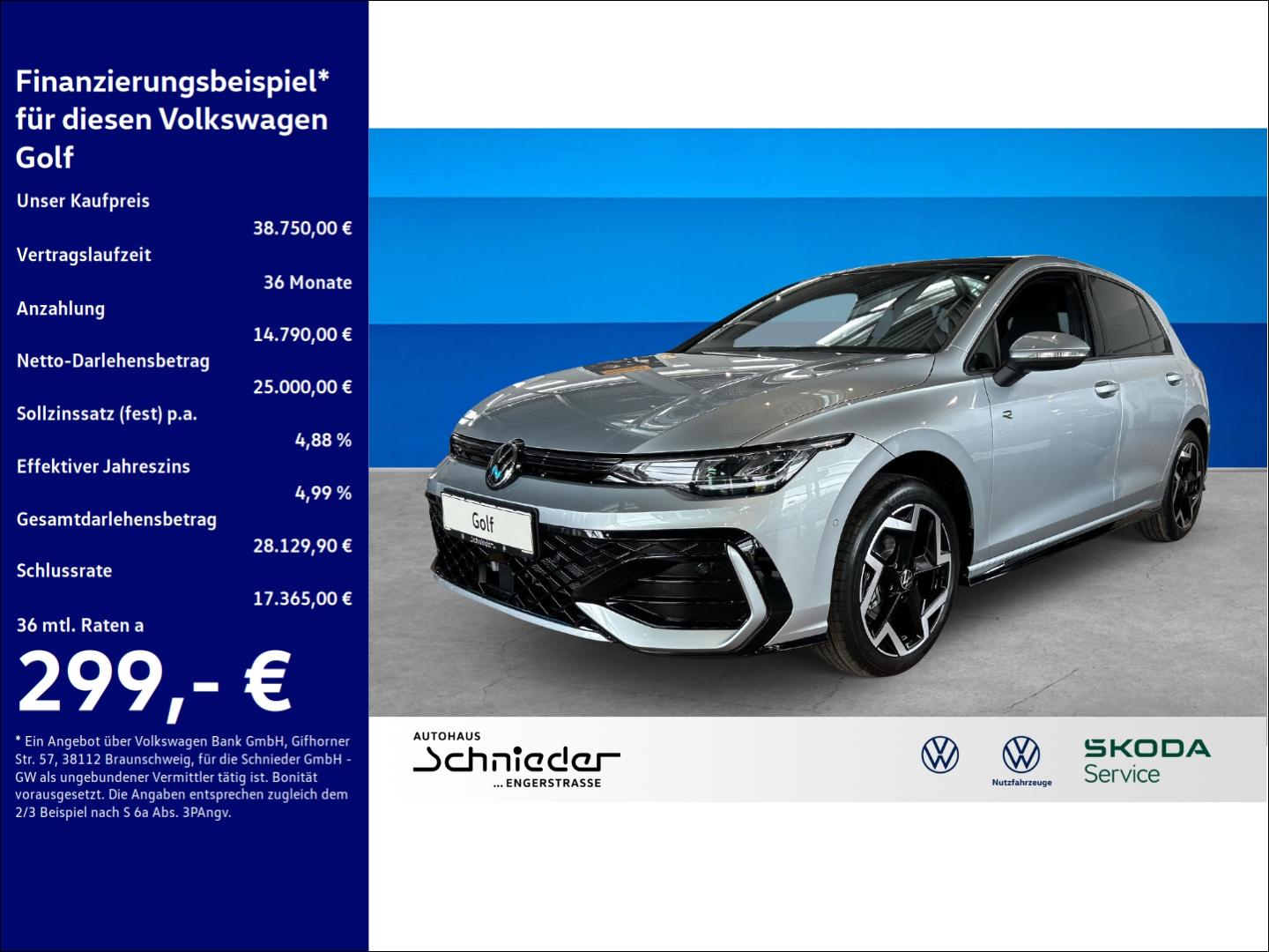 Volkswagen Golf R-Line 1,5 l eTSI PANO BUSINESS PREMIUM REA