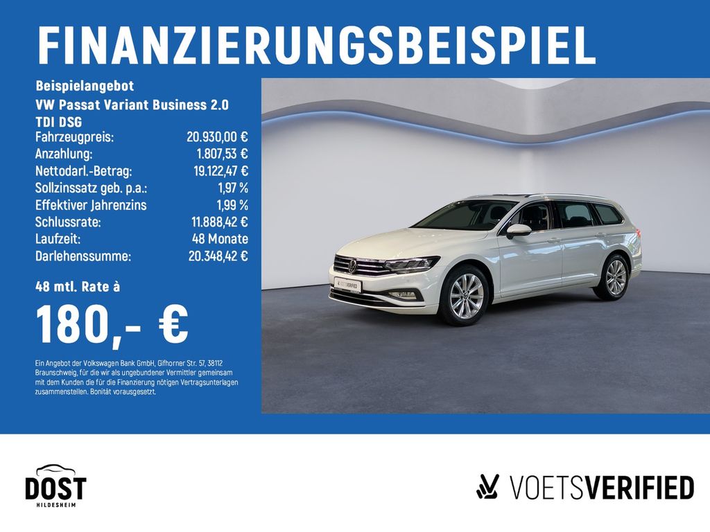 Volkswagen Passat Variant Business 2.0 TDI DSG AHK+RearView
