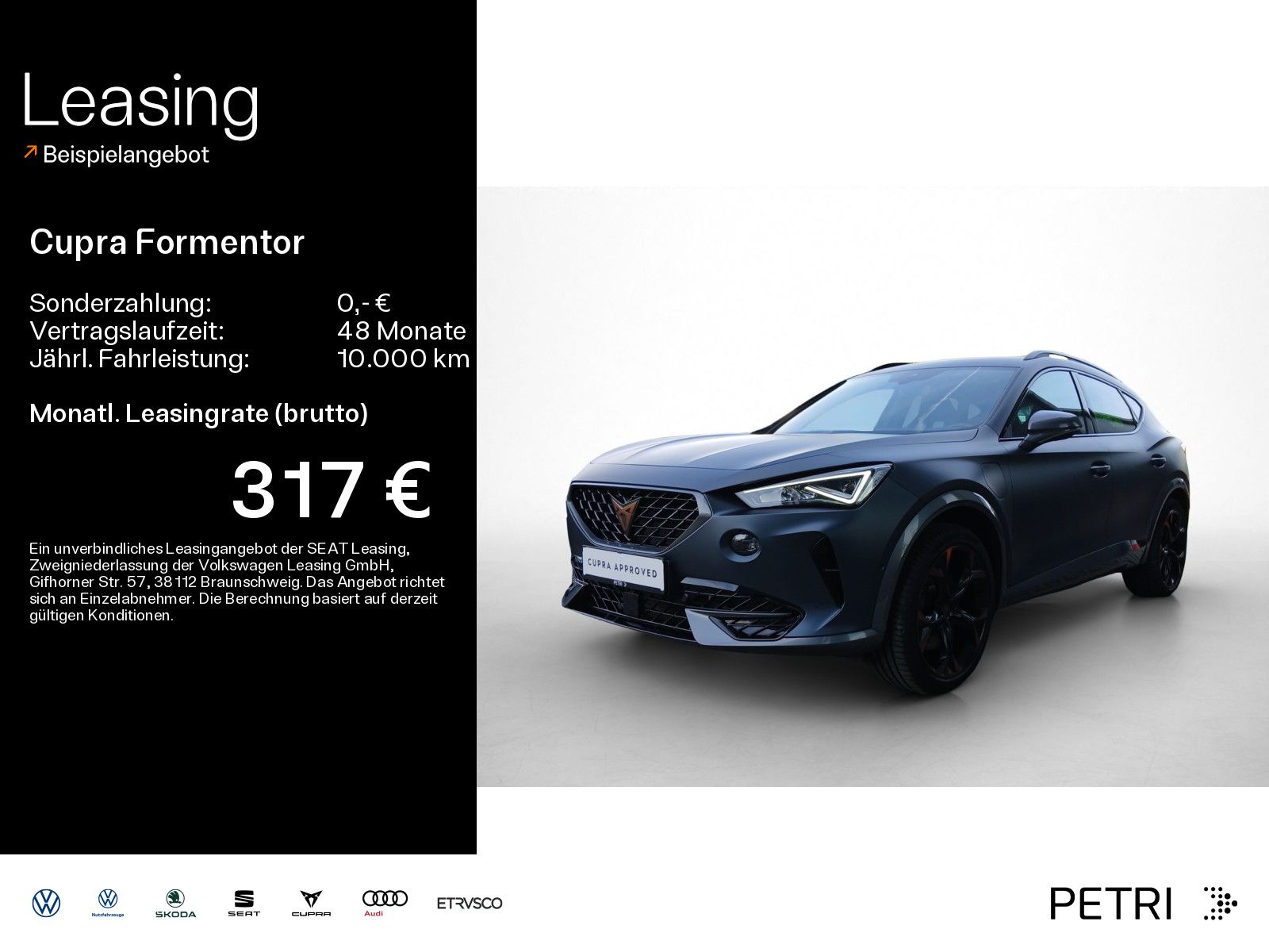 Cupra Formentor VZ 1.4 TSI e-HYBRID*NAVI*MATT*AHK*KAM*