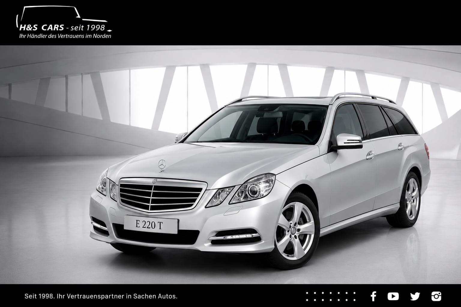Mercedes-Benz E 250 T CDI 2.H BI-XEN COM SHD KAM AHK LL-SERVGP
