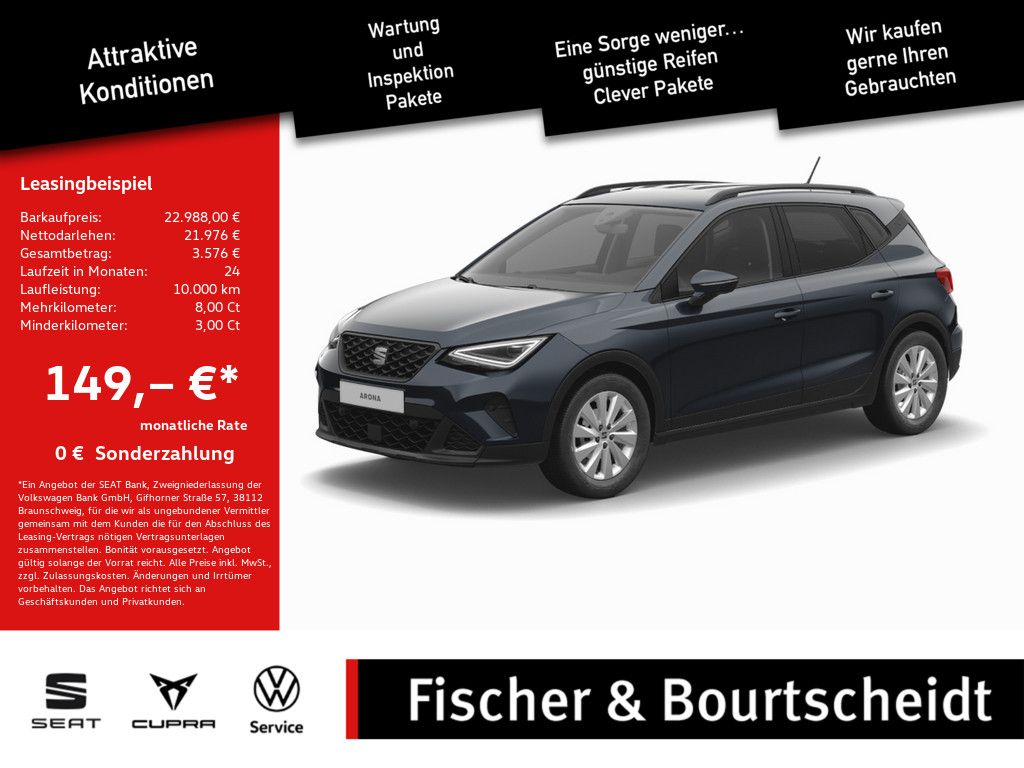 Seat Arona 1.0 TSI Style KAMERA NAVI ACC FACEL. LED