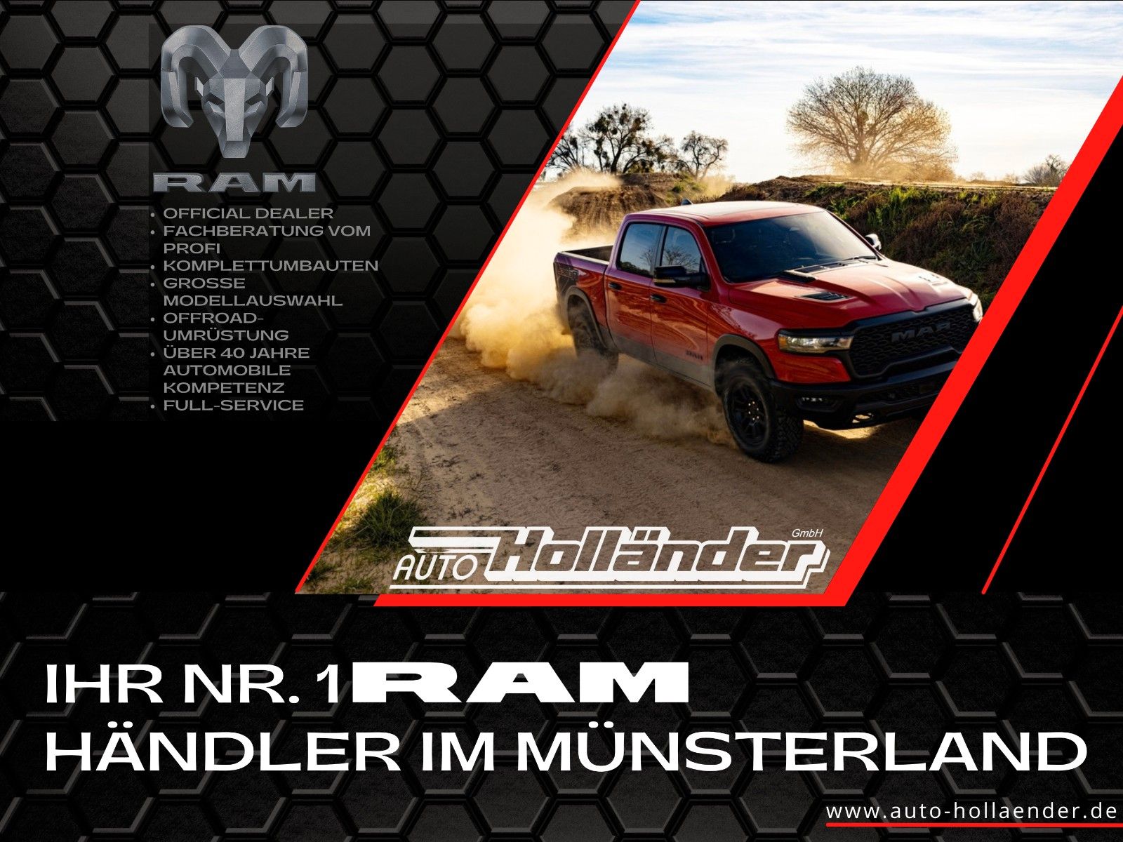 Fahrzeugabbildung Dodge RAM 1500 Big Horn Night LPG MY25 4x4 Pano