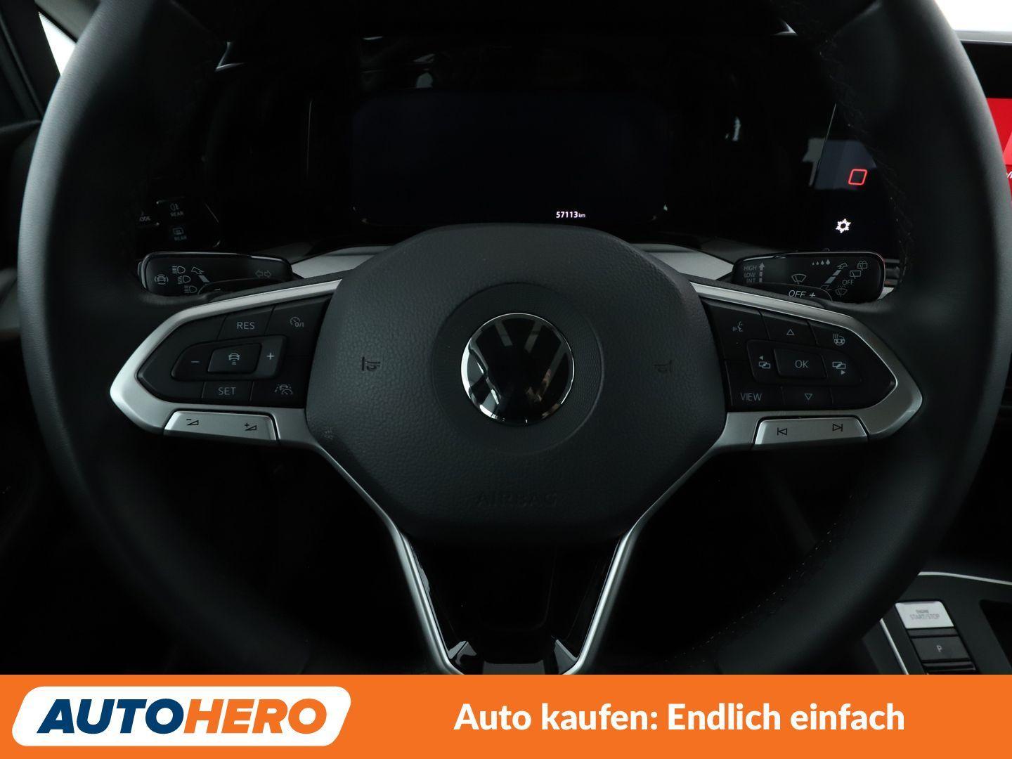 Volkswagen Golf VIII 1.0 eTSI Life Aut.*NAVI*LED*ACC*, миниатюра 17