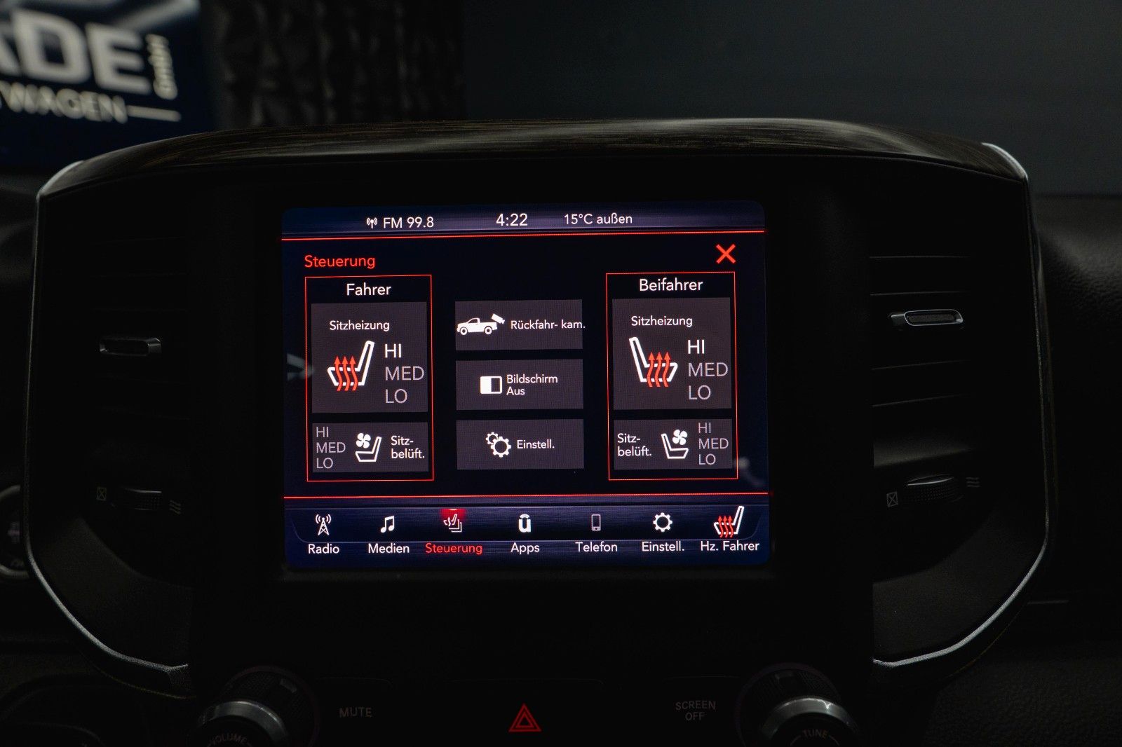 Fahrzeugabbildung Dodge RAM 3.6 V6 4x4 OFFROAD LARAMIE BLACK EDITION LED
