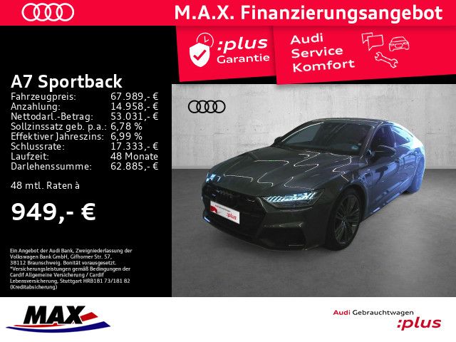 A7 Sportback 55 TFSI e QTT S-LINE HD MATRIX+AHK+