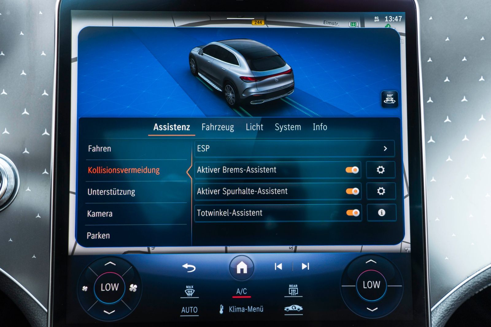 Fahrzeugabbildung Mercedes-Benz EQE 350 4Matic BURMESTER PANO MASSAGE 360° ACC