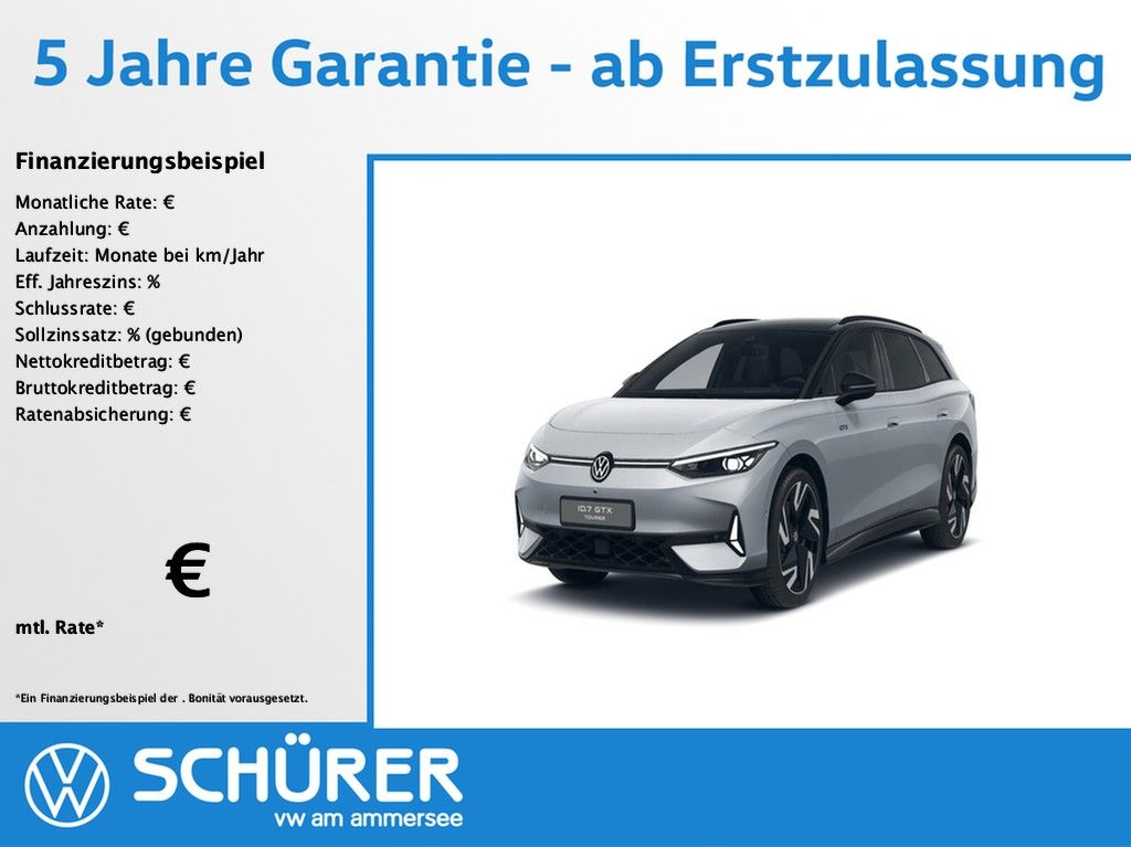 Volkswagen ID.7 Tourer GTX 4Motion AHK WäPump Pano HKardon 