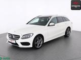 Mercedes-Benz C 200 d T AMG PANO,360GRAD,COMAND,AHK,AMBIENTE - weiße Mercedes-Benz C 200