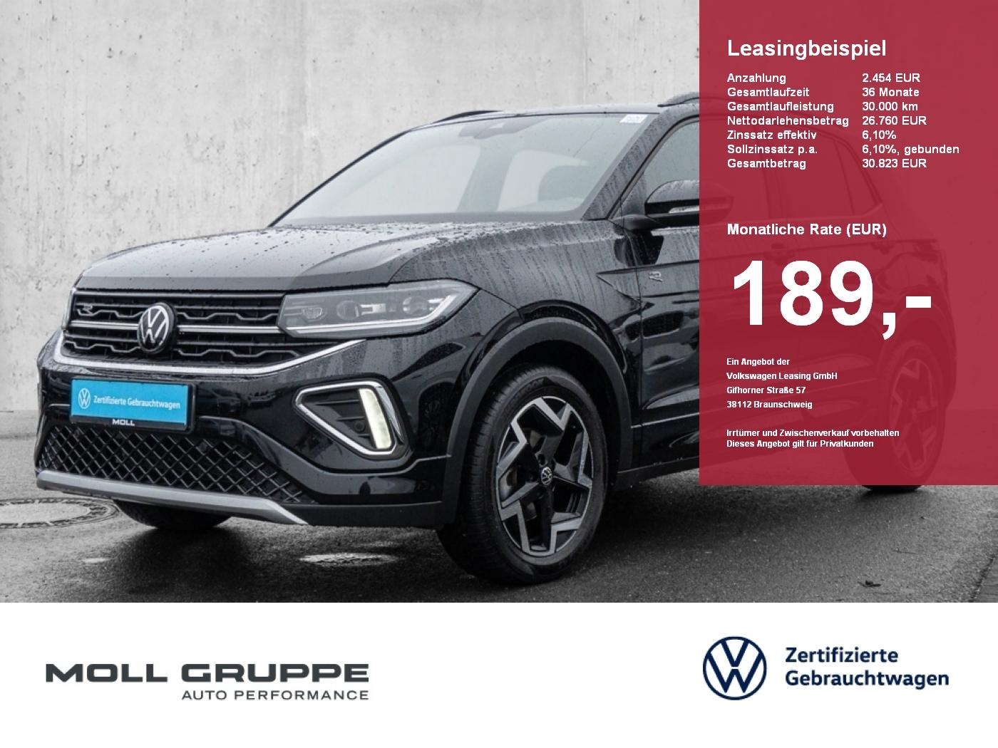 Volkswagen T-Cross 1.5 TSI DSG R-Line NAVI AHK LED KAMERA