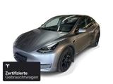 Tesla Model Y Long Range AWD - silberne Tesla Model Y