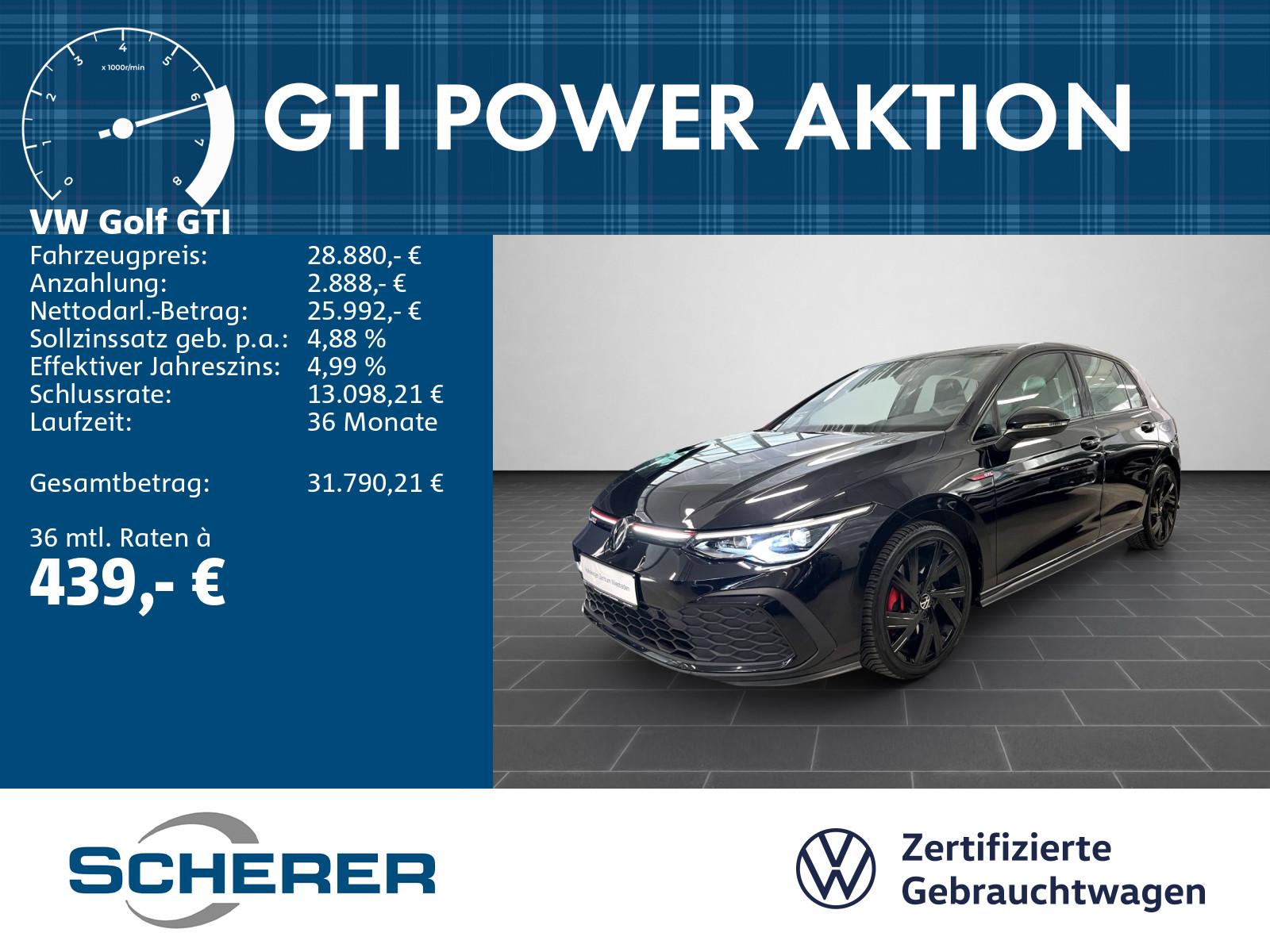 Volkswagen Golf VIII GTI 2.0 TSI DSG, Navi, Sitzh., ACC, Si